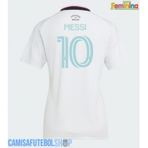 Camisa de time de futebol Inter Miami Lionel Messi #10 Replicas 3º Equipamento Feminina 2026-27 Manga Curta